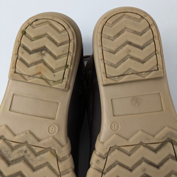 St Johns Bay Womens Size 6M Rain Boot Duck Denton Lace Up Ankle Brown Outdoors - Picture 13 of 13